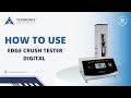 Edge crush tester digital  testronix instruments