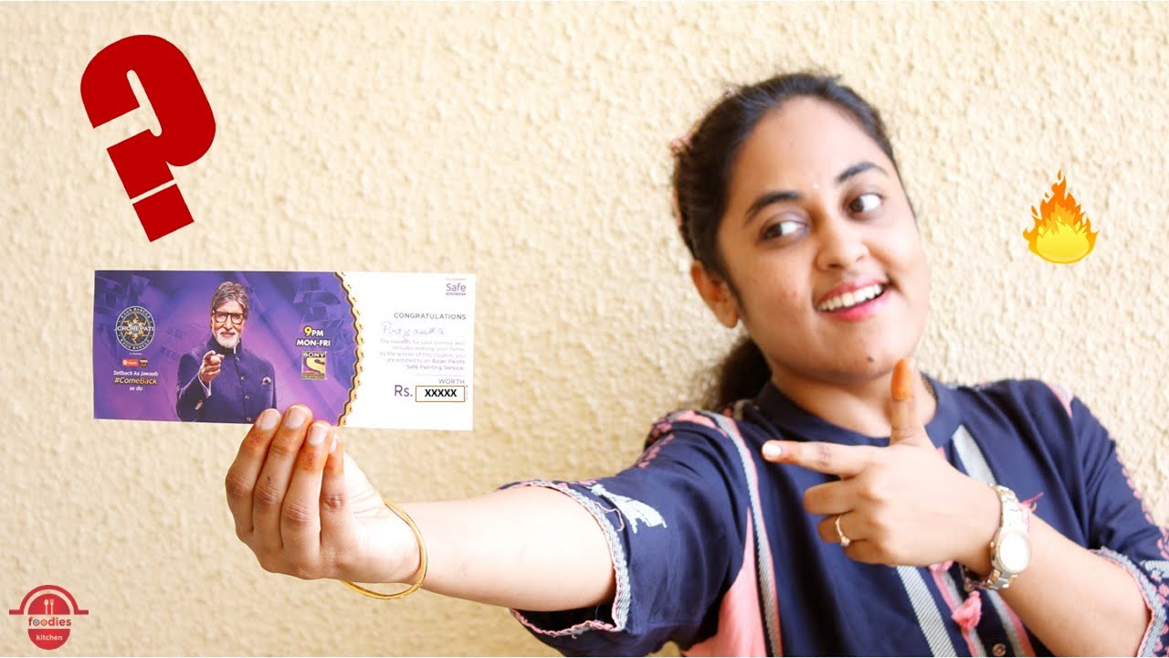 Gift Voucher from Kaun Banega Crorepati (KBC) 🔥🔥🔥