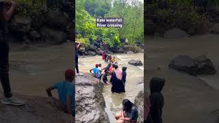 River Crossing Thrill in the Wild #travel #shortvideo