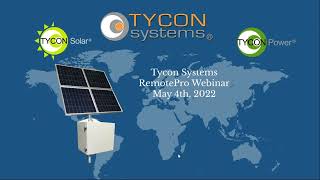 Tycon Webinar - Learn How To Design A RemotePro System With Tycon
