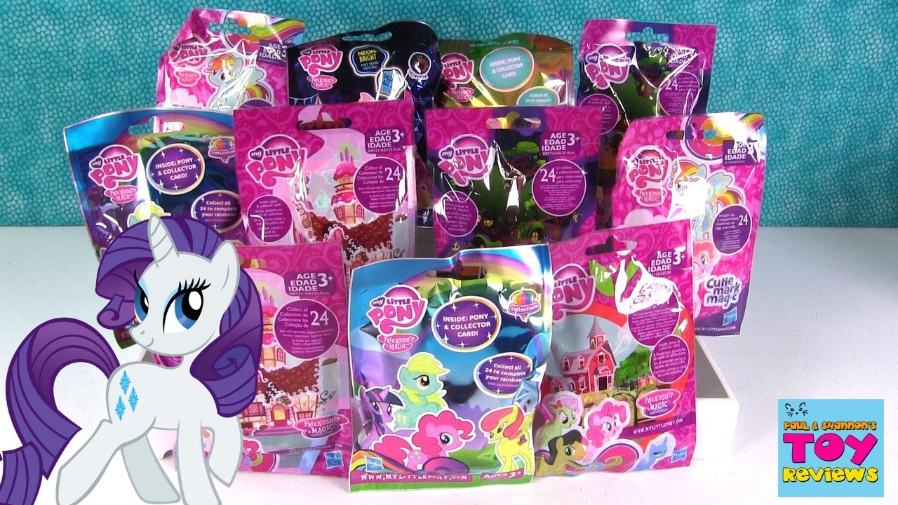 kawaii emoticons My Little Pony MLP Palooza Waves 8 10 12 14 15 16 Blind Bag Opening | PSToyReviews