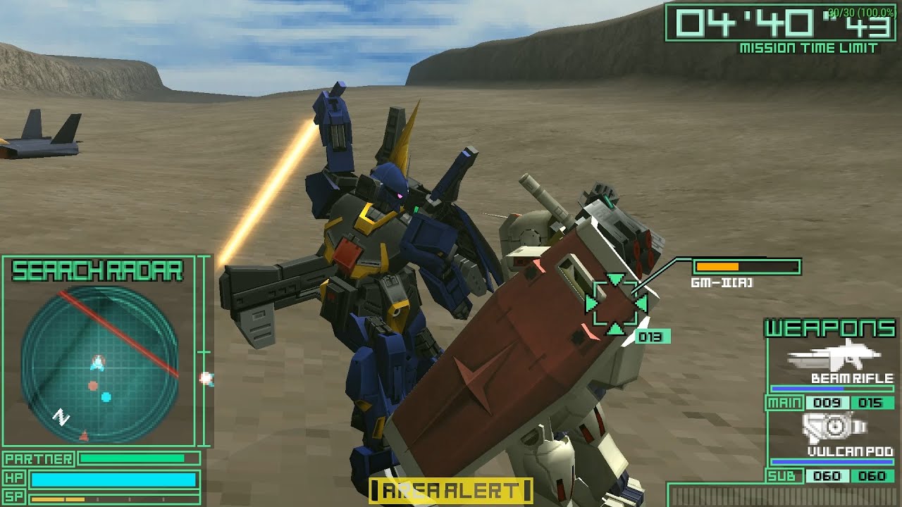 Gundam Battle Chronicle ガンダムバトルクロニクル Uljs Ppsspp Gameplay ティターンズ編 白い闇を抜けて Youtube