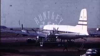 B.O.A.C airliner.  Archive film 93210