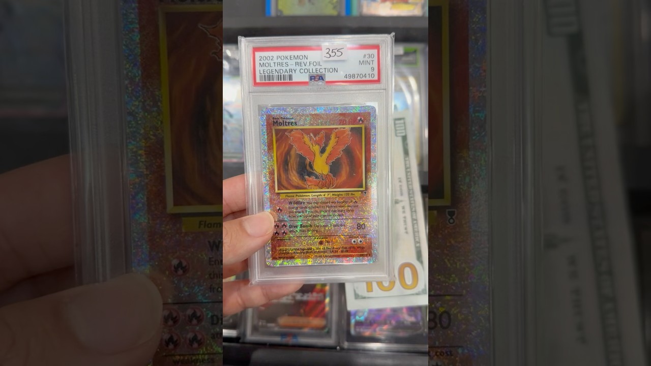 One of Pokémon rarest set - Legendary collection Moltres in Reverse holo