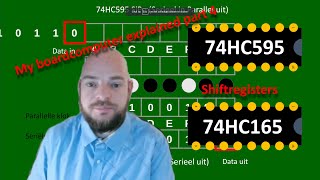 Diy Boardcomputer Part 4 Shiftregisters 74Hc165 And 74Hc595 With 4 Pins