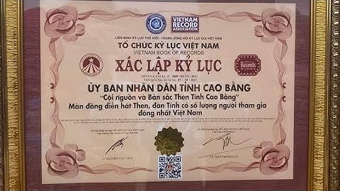 Xác lập kỷ lục 1000 người hát then, đàn tính tại Thác Bản Giốc. Chương trình đã hoàn thành