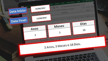 Como Calcular Diferença de Meses e Anos Entre Duas Datas no Excel! 📅📊