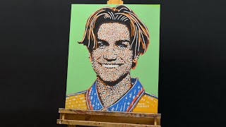 Painting Chase Hudson In Pop Art
