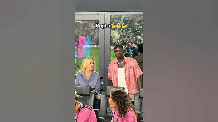 Inter Miami Paul Pogba to watch Messi play #messi #soccerplayer #egyptianmessi