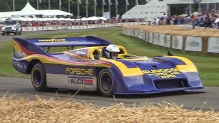 Porsche 917/30 Can Am - 1000+HP Twin Turbo Flat-12 Monster at Goodwood 2017!