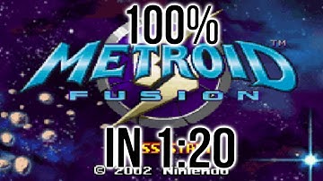 Metroid Fusion 100% Segmented Speed Run [1:20]