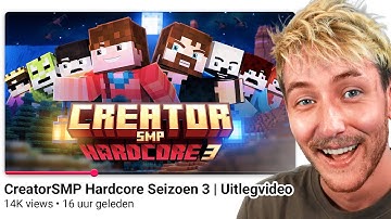 Reageren op de CreatorSMP Hardcore Seizoen 3 Uitlegvideo!