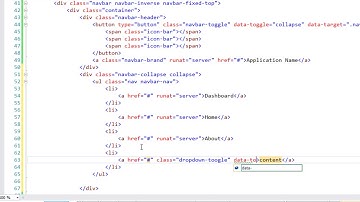 How to make a navigational  dropdown menu bar in asp net web forms
