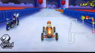 Mario Kart Wii Daisy On Nostalgia 1 classic Dragster 150cc Leaf Cup