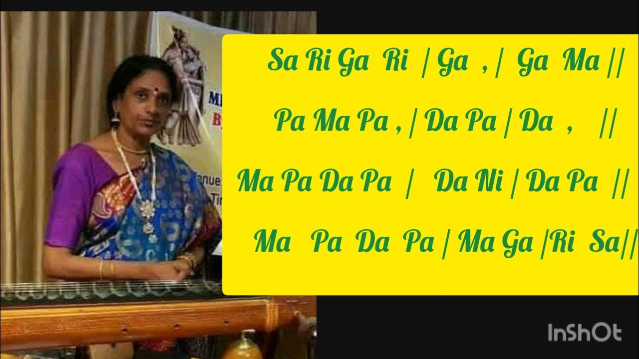 Carnatic Music Lessons For Beginners Carnatic music lesson for beginners "ஆரம்ப நிலை கர்நாடக இசை பாடம்" 11th