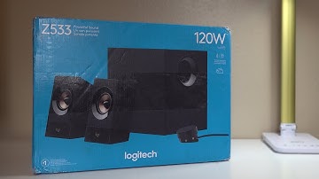 Logitech Z533 Speakers Unboxing and Setup!!