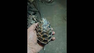 Кованая кедровая шишка/Forged cedar cone