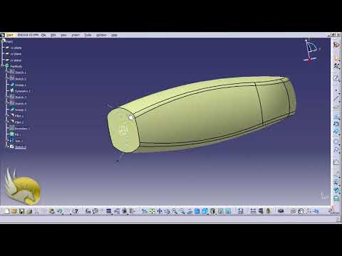 Lec - 42 (Fill ) Catia V5  Learning -Beginners Complete Course