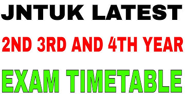 jntuk latest examinations timetable released | 1st mid timetable released || JNTUK | bsd telugu tech
