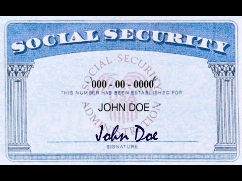 Соушел Секьюрити номер. Что делать если потеряли карту?  (Social Security Number)