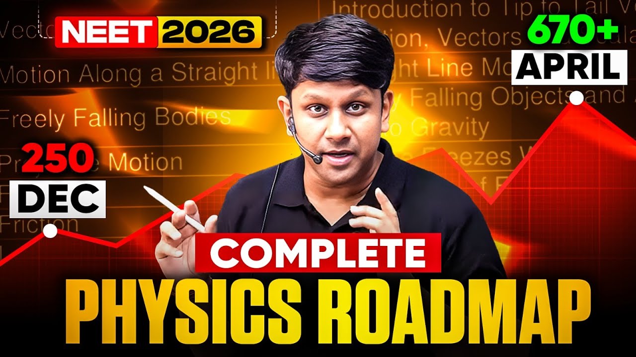 Last 5 Months Complete Physics Roadmap for NEET 2026 by GG Sir - YouTube