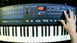 Video thumbnail of "Roland E-15 (DEMO songs)"