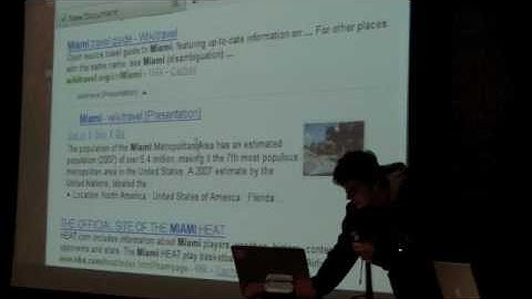 Demo: Wikitravel - Yahoo Hack Day 2008 São Paulo