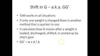 NS 301 - Calculating KG and GG' using Moments