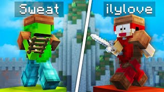 Beating SWEATS in Hypixel Bedwars