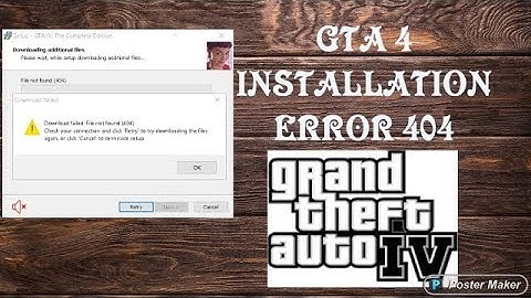 gta 4 installation error 404