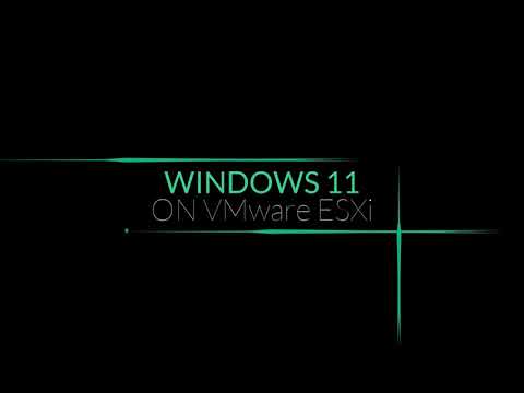 Windows 11 on VMware ESXi - This PC can't run Windows 11