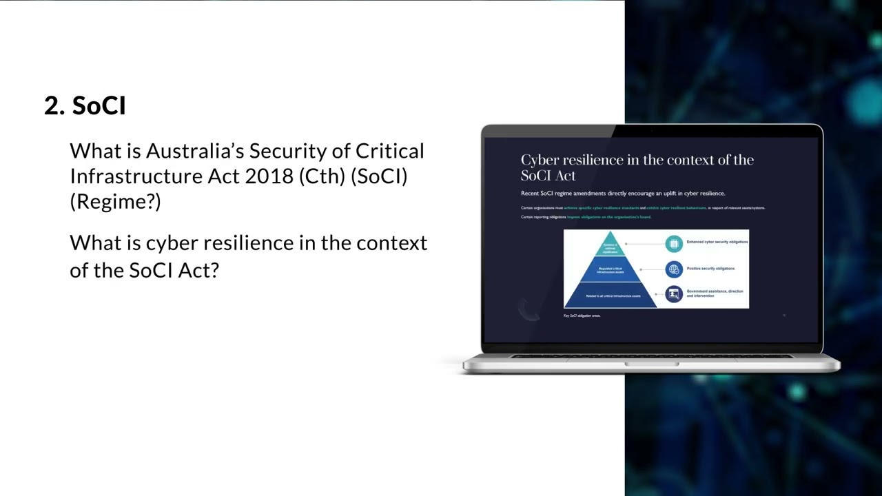 Cyber Resilience and SoCi Training Materials inside Practical Guidance