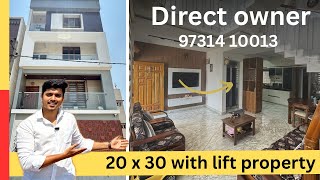 20x30 Triplex House for Sale With LIFT ||☎️97314 10013||📍Sir M Vishweshwaraiah Layout|🏷️₹1.90Cr Nego