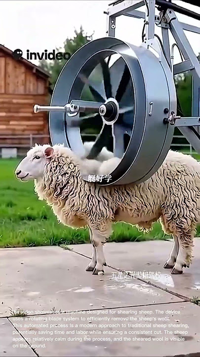 Automated Sheep Shearing: Modern Farming Technology in Action