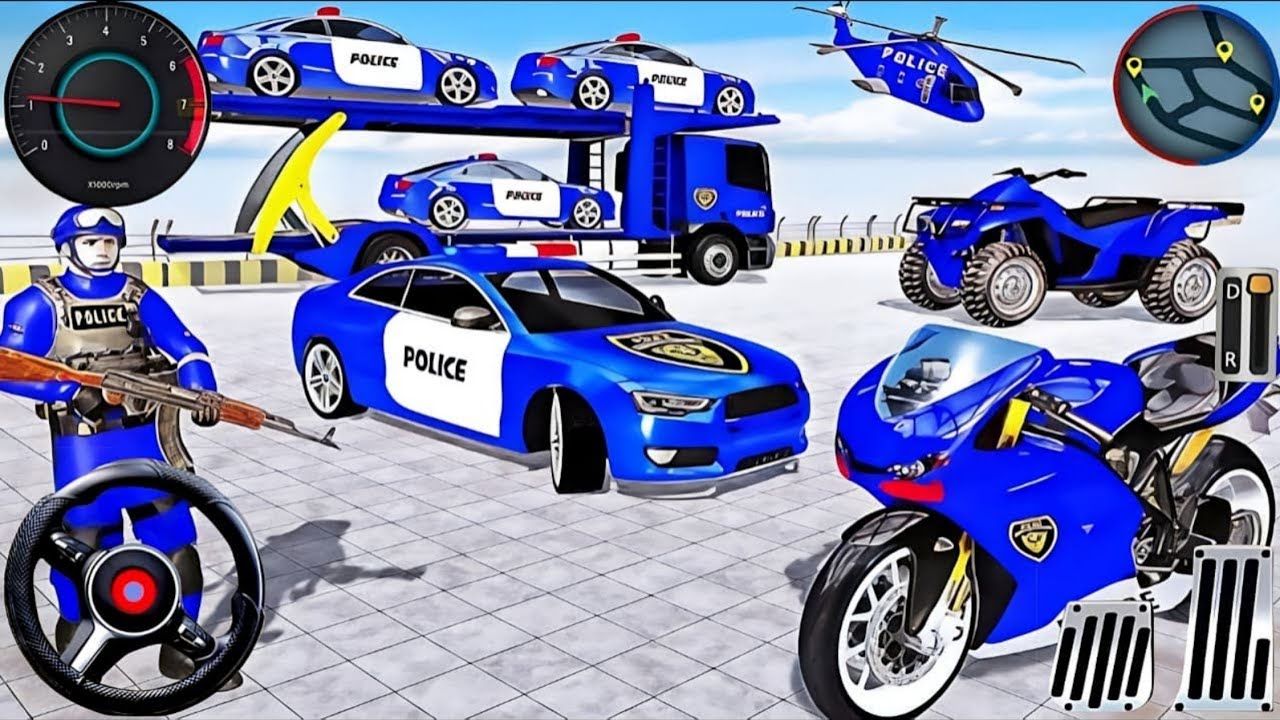 Police Car Chase Simulator 3D Game - Real Cop Cars Driving Simulator 2026 - Android GamePlay