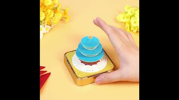 gold base temple of heaven 3d calendar memo pad# #calendar #3dart #memopad #christmasgifts