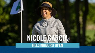 Nicole Garcia joins the leaders on -4  by shooting 68 on Day 1 of the Helsingborg Open