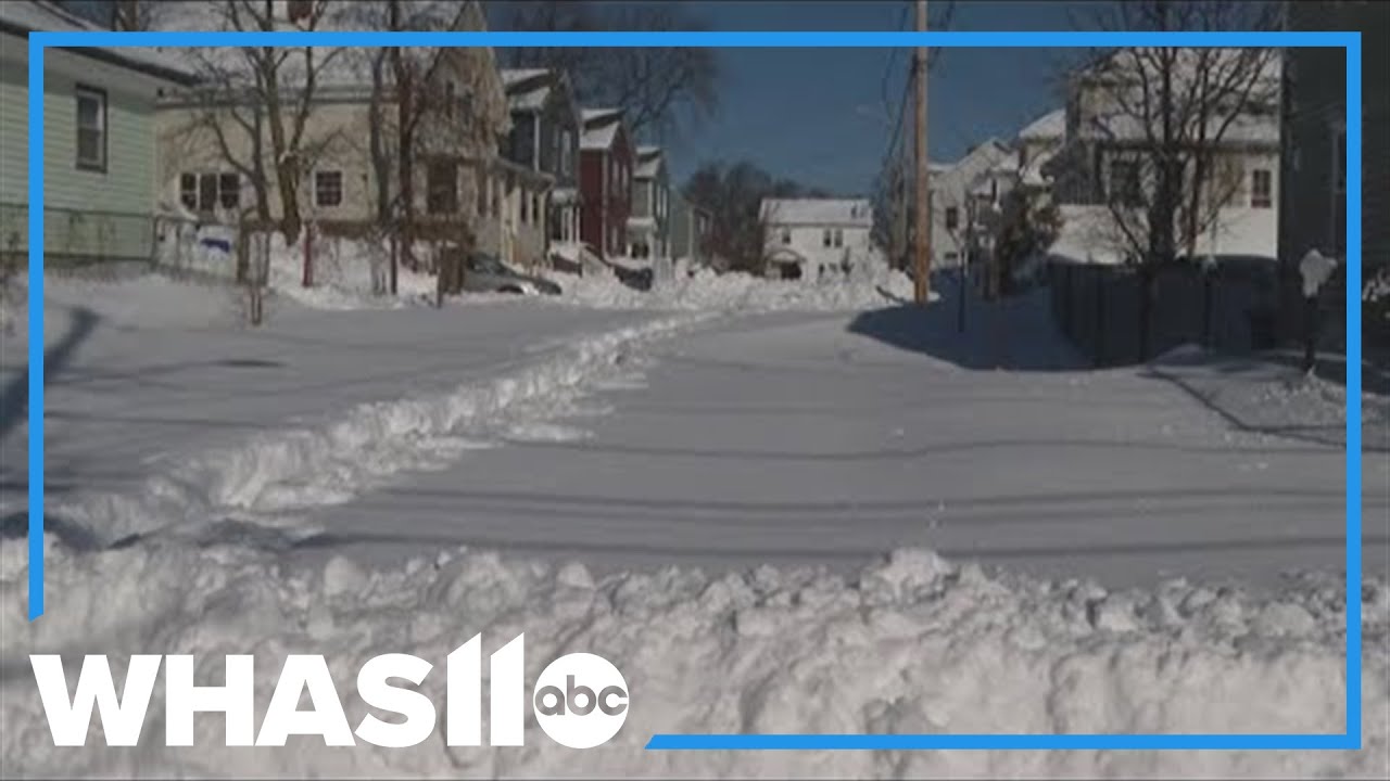 Out-of-state crews help Rhode Island dig out from record blizzard - YouTube