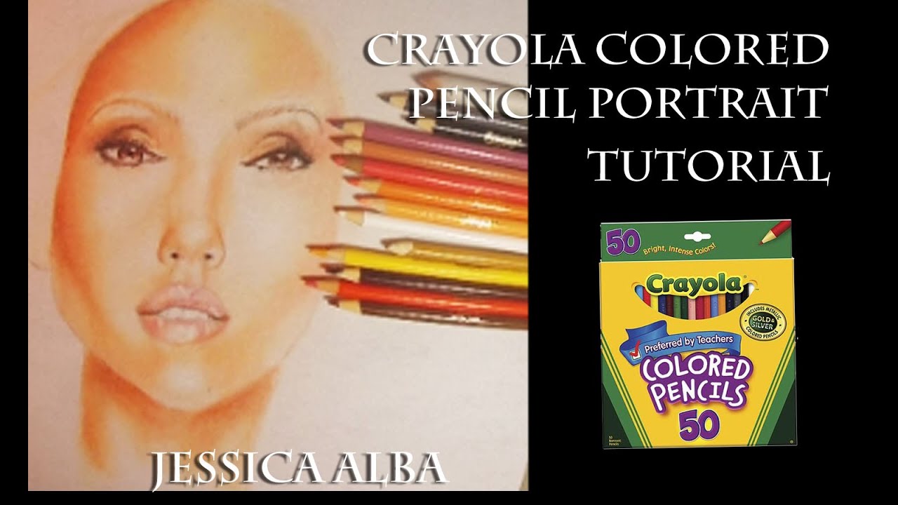 Crayola colored Pencil Skin Tutorial narration 