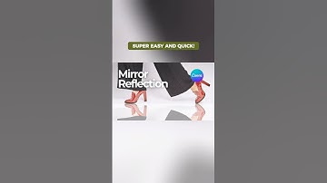 How to create mirror reflection in Canva - super easy