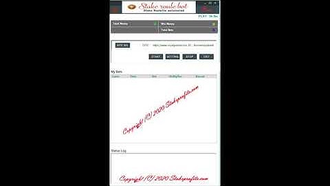 STAKE ROULE BOT FIRST LOOK PREVIEW 2020 OF STAKE ROULETTE BOT