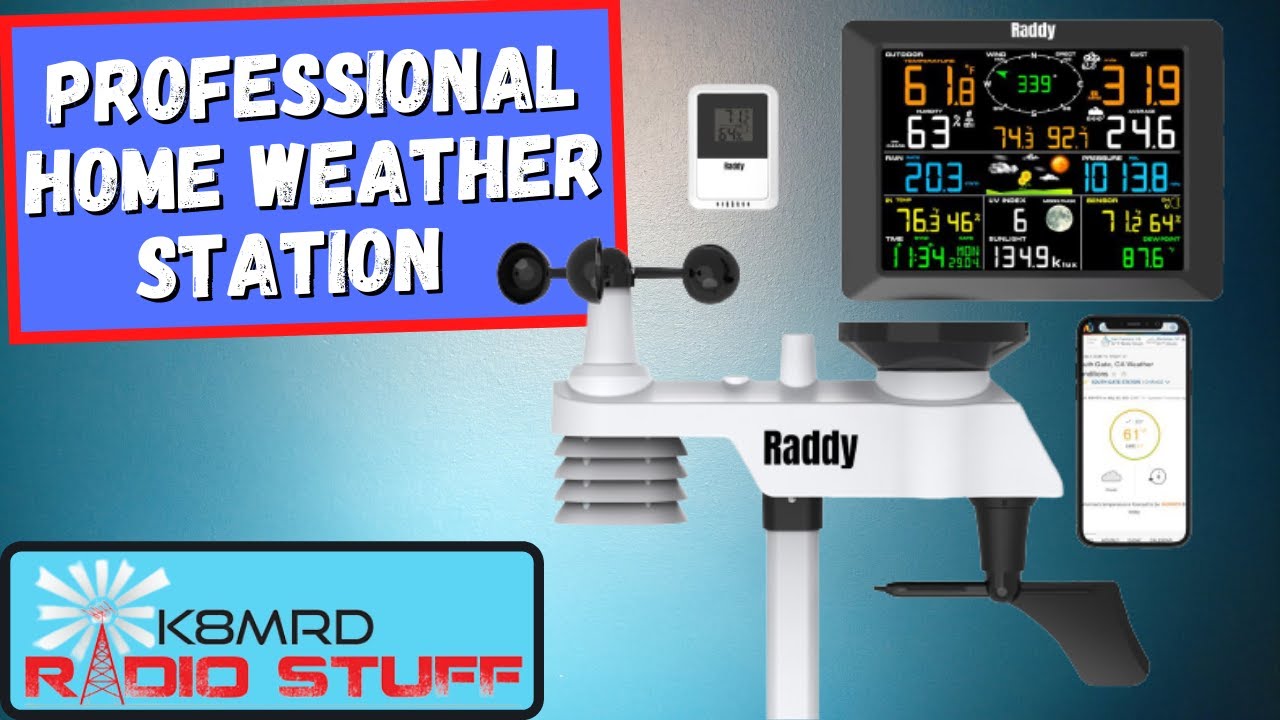 Raddy WF-100C 14-IN-1 Weather Stations Wireless Indoor Outdoor