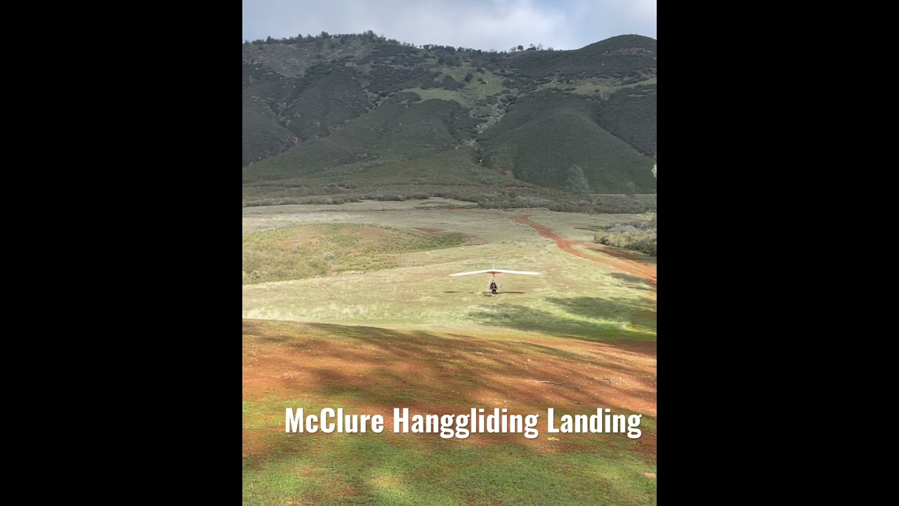 McClure Hanggliding landing