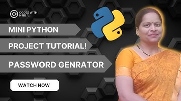 Random Password Generator in Python | Secure Password Creator Project.