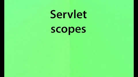 v11 Servlet scopes