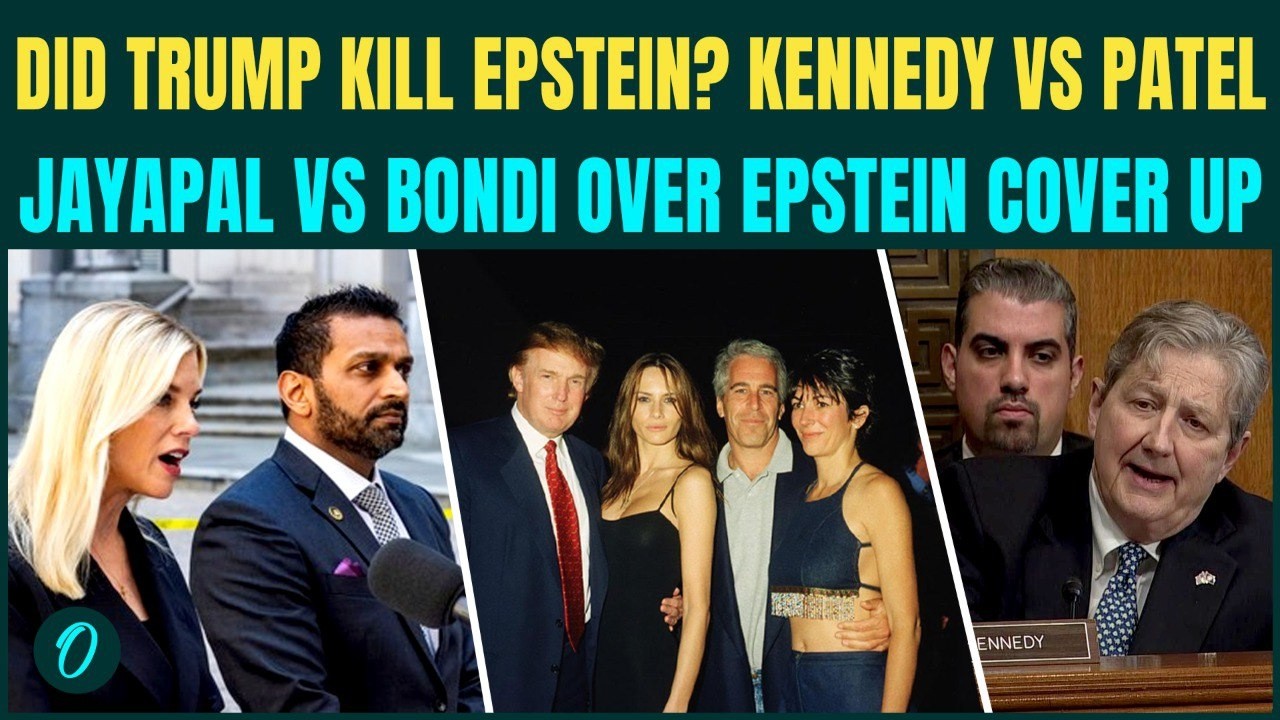 Trump Role In Epstein Death? Sen. Kennedy TORCHES Epstein Death Story; Bondi, Patel GRILLED ON CAM
