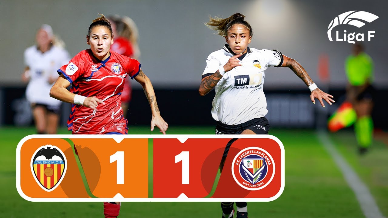 RESUMEN Y GOLES VCF FEMENINO vs FC LEVANTE LAS PLANAS, Jornada 4, LIGA ...