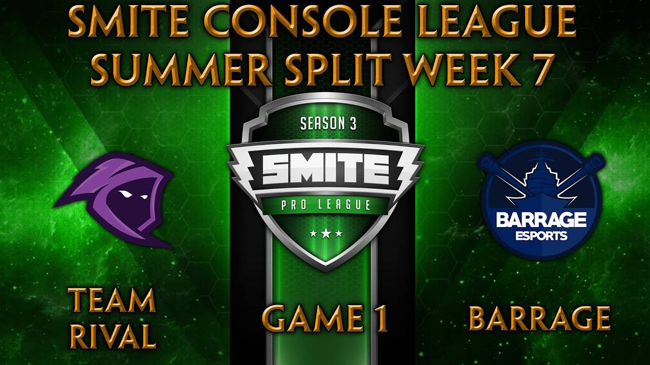 SCL Summer Split Week 7 - Team Rival vs. Barrage (Game 1)