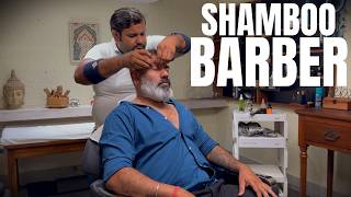 Asmr semi Intence head massage champi ! Neck Crack by Indian barber  Shamboo ! 100% tingles ! Relax
