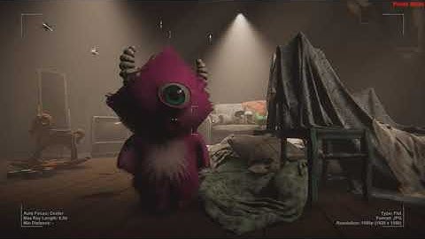 Fluffy Monster in The Attic